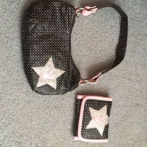Playboy glittery purse and wallet